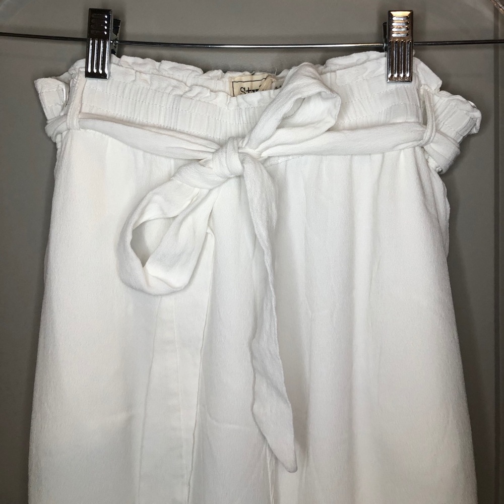 White Bathing Suit Cover Up Pants